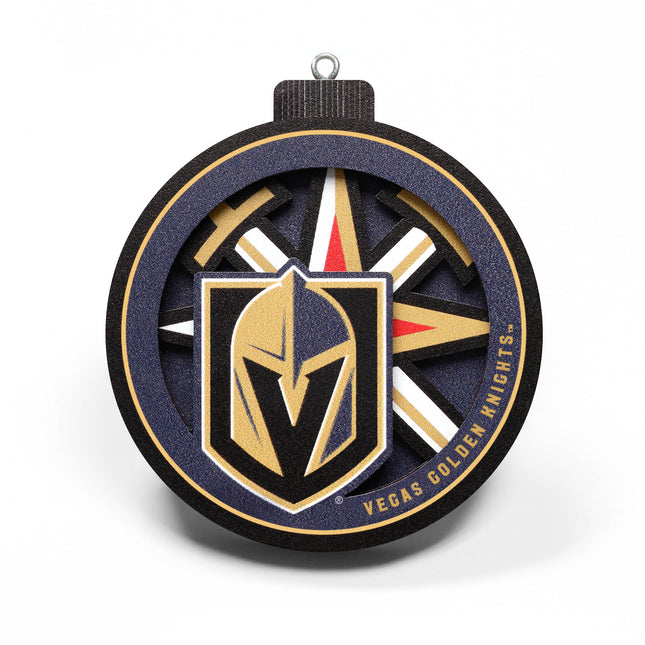 Vegas Golden Knights 3D Logo Series Ornament