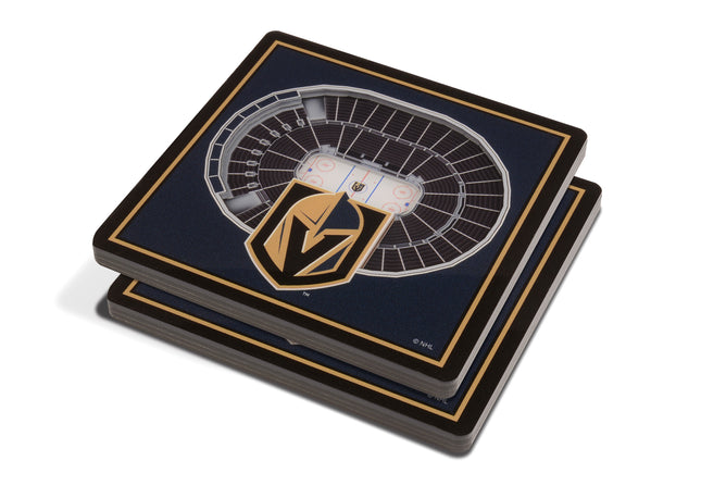 Vegas Golden Knights 3D Stadium View Coasters