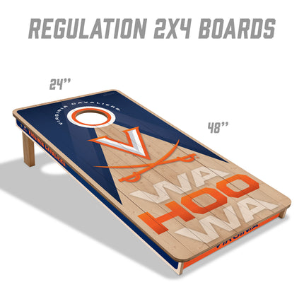 Virginia Cavaliers 2x4 Slogan Series Cornhole Boards