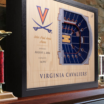Virginia Cavaliers 25-Layer StadiumViews 3D Wall Art