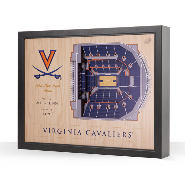Virginia Cavaliers 25-Layer StadiumViews 3D Wall Art