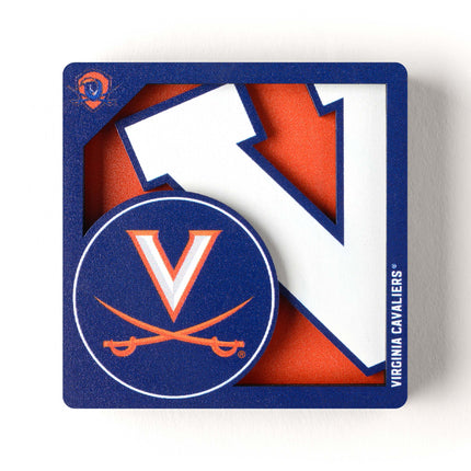 Virginia Cavaliers 3D Logo Series Magnet