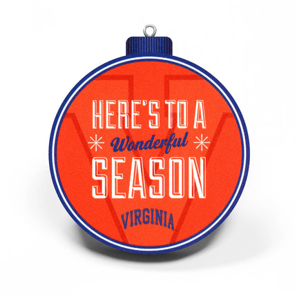Virginia Cavaliers 3D Logo Series Ornament