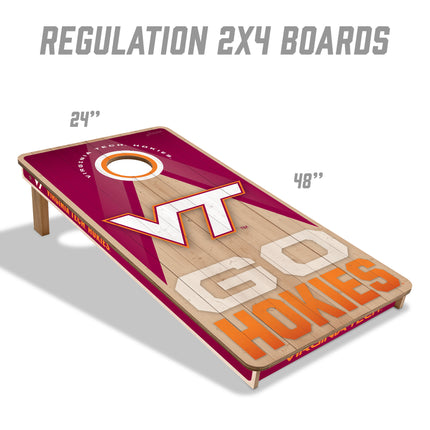 Virginia Tech Hokies 2x4 Slogan Series Cornhole Boards