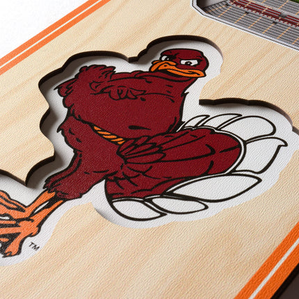 Virginia Tech Hokies 3D Stadium 6x19 Banners
