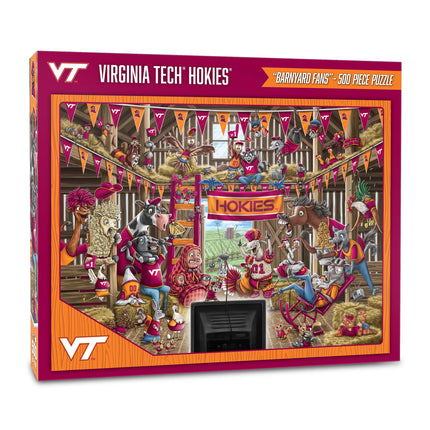 Virginia Tech Hokies Barnyard Fans Puzzle - 500 PC