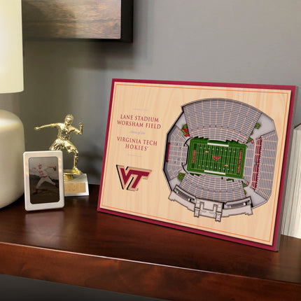 Virginia Tech Hokies 3D StadiumView Desktop