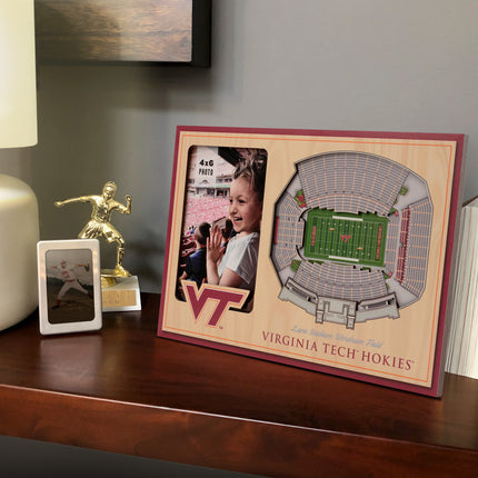 Virginia Tech Hokies 3D StadiumView Picture Frame