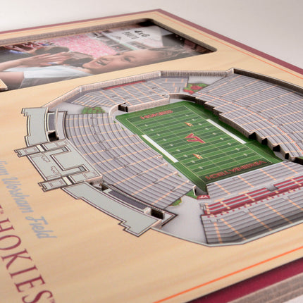 Virginia Tech Hokies 3D StadiumView Picture Frame