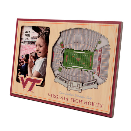 Virginia Tech Hokies 3D StadiumView Picture Frame