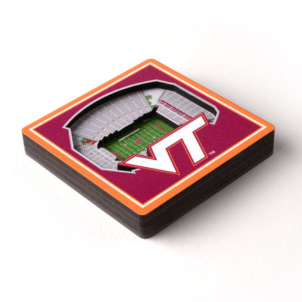 Virginia Tech Hokies 3D StadiumView Magnets
