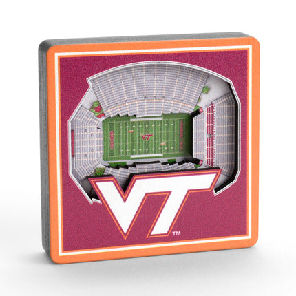Virginia Tech Hokies 3D StadiumView Magnets