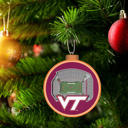 Virginia Tech Hokies 3D StadiumView Ornaments