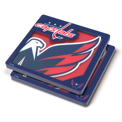 Washington Capitals 3D Logo Series Coasters