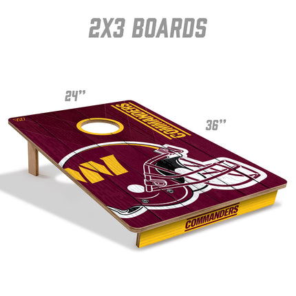 Washington Commanders 2x3 Cornhole Boards
