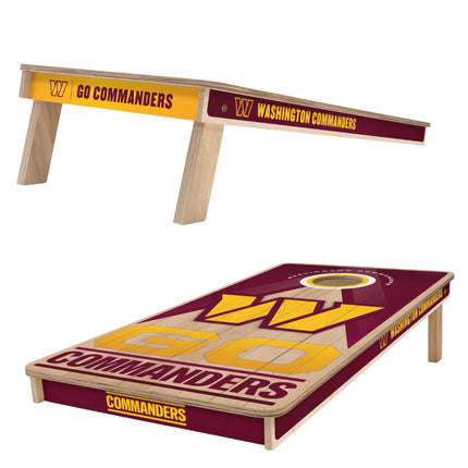 Washington Commander Cornhole Boards 2x4 Slogan Series