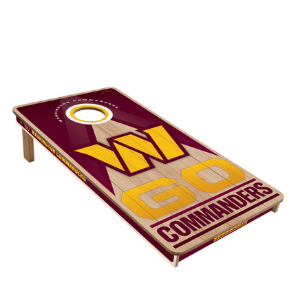 Washington Commander Cornhole Boards 2x4 Slogan Series