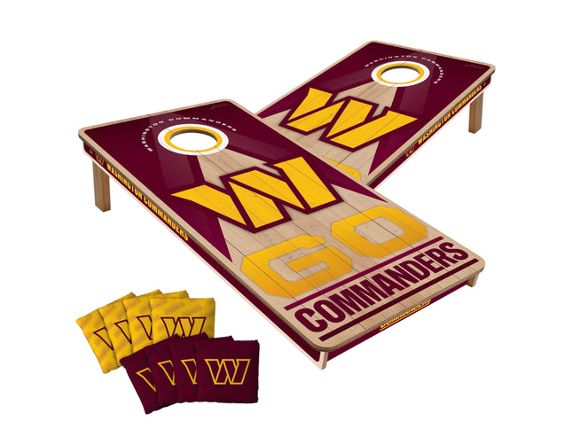 Washington Commander Cornhole Boards 2x4 Slogan Series