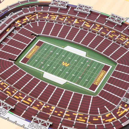 Washington Commanders 5-Layer 3D StadiumView Wall Art