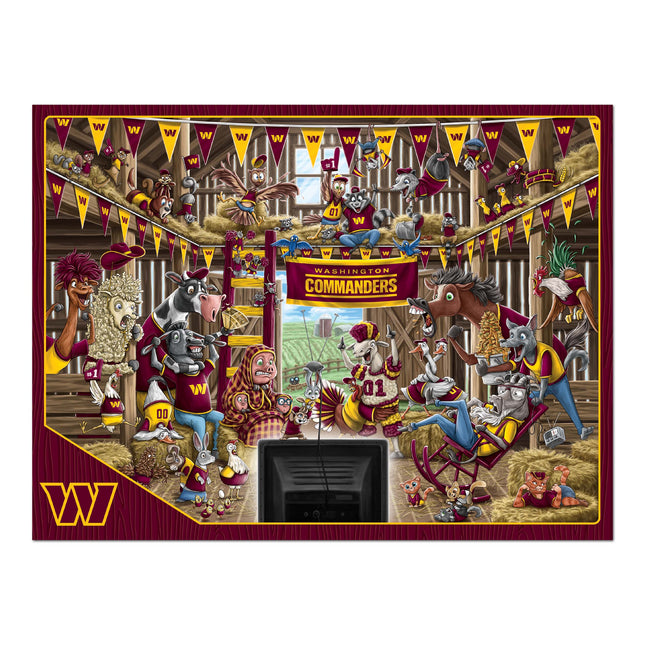 Washington Commanders Barnyard Fans Puzzle - 500 PC