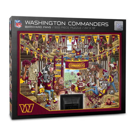 Washington Commanders Barnyard Fans Puzzle - 500 PC