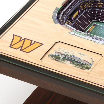 Washington Commanders 25 Layer Stadium View Lighted End Table