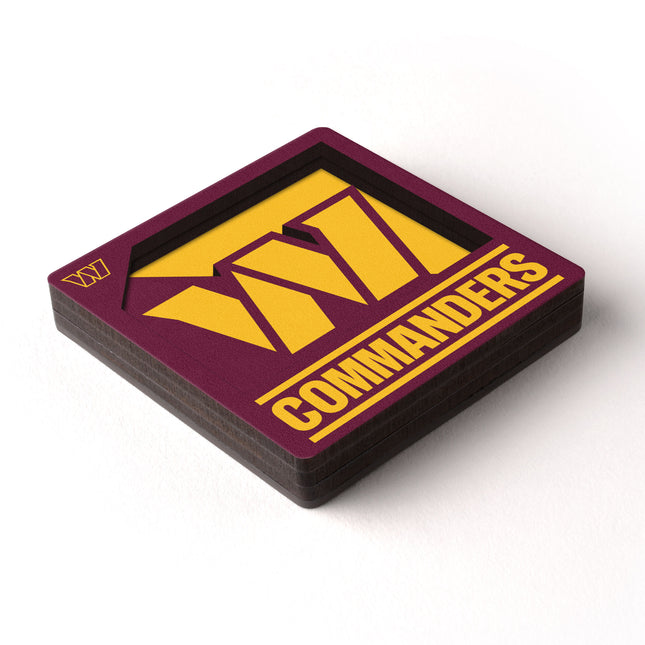 Washington Commanders 3D Logo Series Magnet