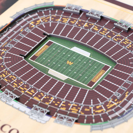 Washington Commanders 3D StadiumView Picture Frame