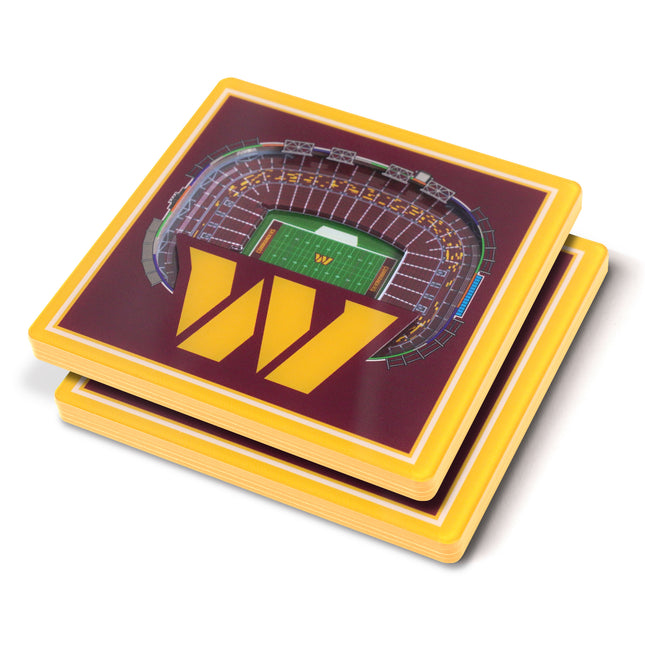 Washington Commanders 3D Stadium View Coasters