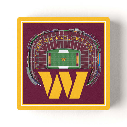 Washington Commanders 3D StadiumView Magnets