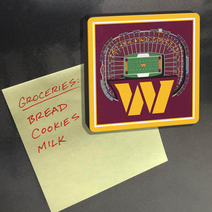 Washington Commanders 3D StadiumView Magnets