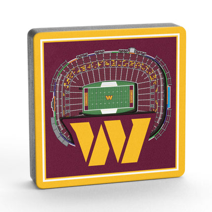 Washington Commanders 3D StadiumView Magnets