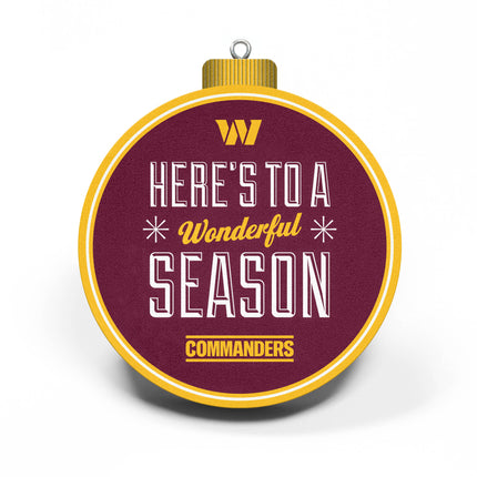 Washington Commanders 3D StadiumView Ornaments