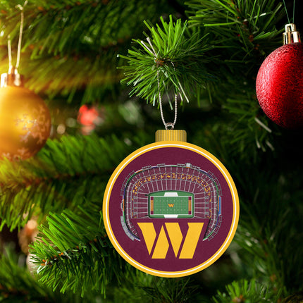 Washington Commanders 3D StadiumView Ornaments