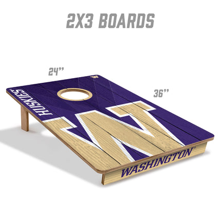 Washington Huskies 2x3 Cornhole