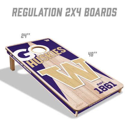 Washington Huskies 2x4 Cornhole Boards