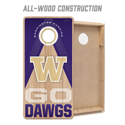 Washington Huskies 2x4 Slogan Series Cornhole Boards