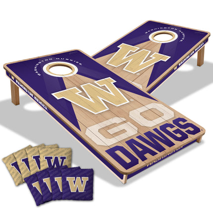 Washington Huskies 2x4 Slogan Series Cornhole Boards