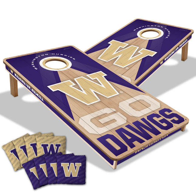 Washington Huskies 2x4 Slogan Series Cornhole Boards