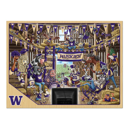 Washington Huskies Barnyard Fans Puzzle - 500 PC