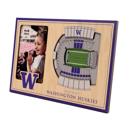 Washington Huskies 3D StadiumView Picture Frame