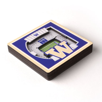 Washington Huskies 3D StadiumView Magnets