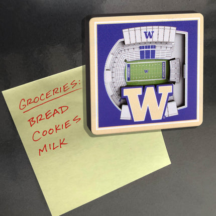 Washington Huskies 3D StadiumView Magnets