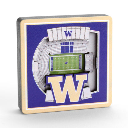 Washington Huskies 3D StadiumView Magnets