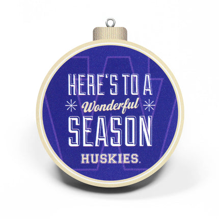 Washington Huskies 3D StadiumView Ornaments