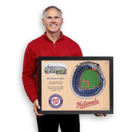 Washington Nationals 25 Layer Stadium Art