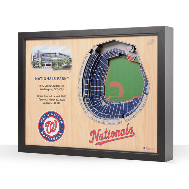 Washington Nationals 25 Layer Stadium Art