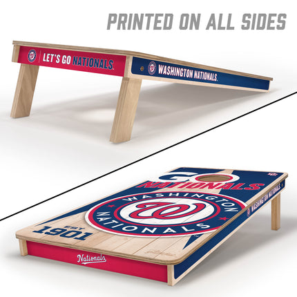 Washington Nationals Cornhole Boards 2x4