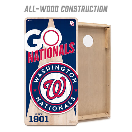 Washington Nationals Cornhole Boards 2x4