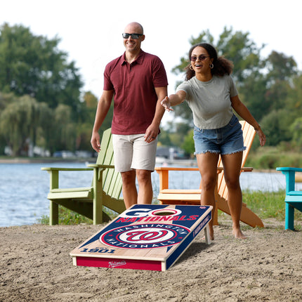 Washington Nationals Cornhole Boards 2x4